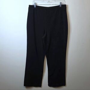 Vintage Studio Black Elastic Waist Pull On Pants Made In USA Size Large